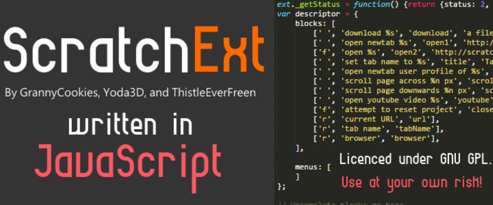 How to Install and Use ScratchExt: Javascript Scratch Extensions : 3 ...