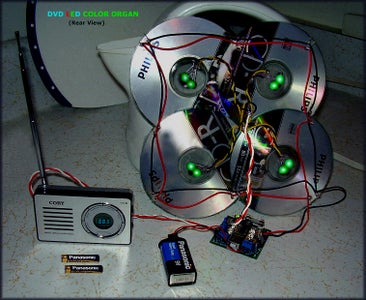 BRIGHT GREEN LEDs on the BACK of DISPLAY