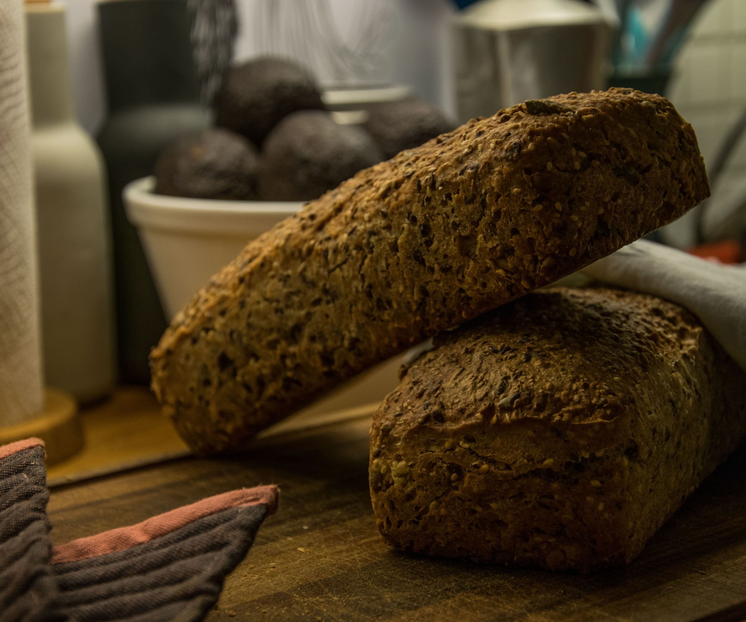Easy No Knead Healthy Bread
