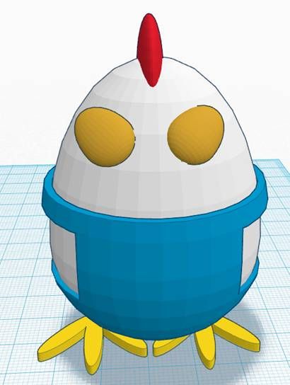 Ally老师TinkerCAD蛋宝宝系列（四）奥特蛋