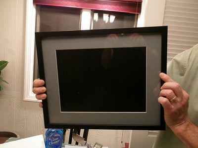 Seal the Frame With It's Original Backing