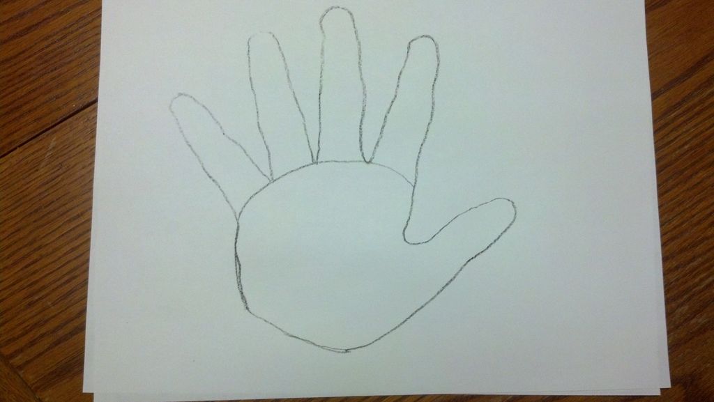 Hand Turkey Tutorial How To Draw A Hand Turkey