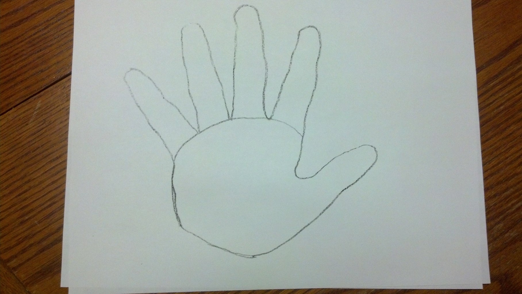 what does a hand turkey look like