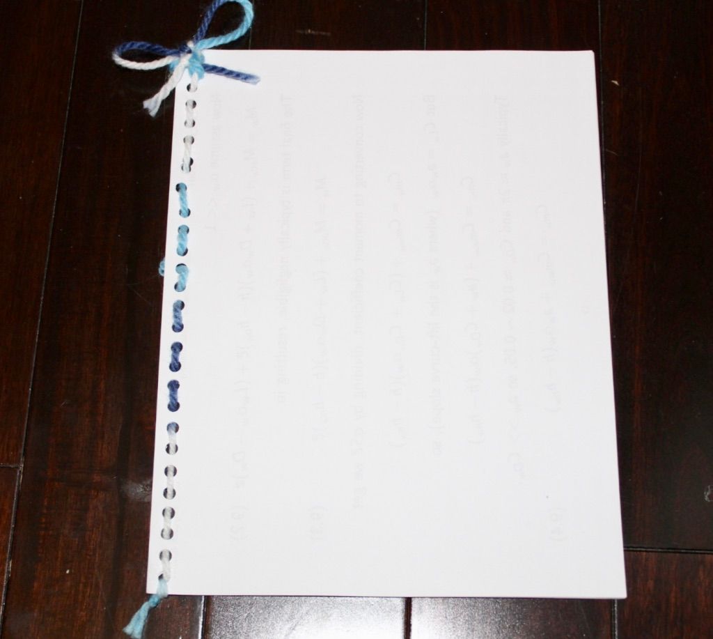 DIY Notebook Binding With Yarn : 4 Steps (with Pictures) - Instructables