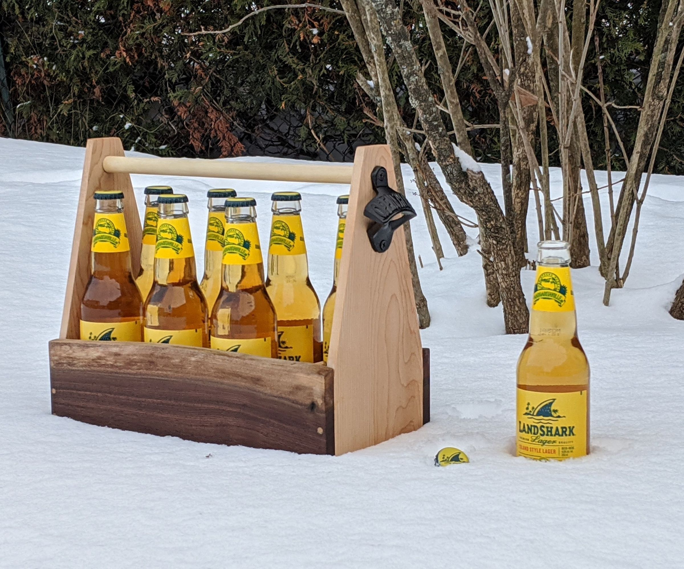 Live Edge Beer Caddy - 8 Pack