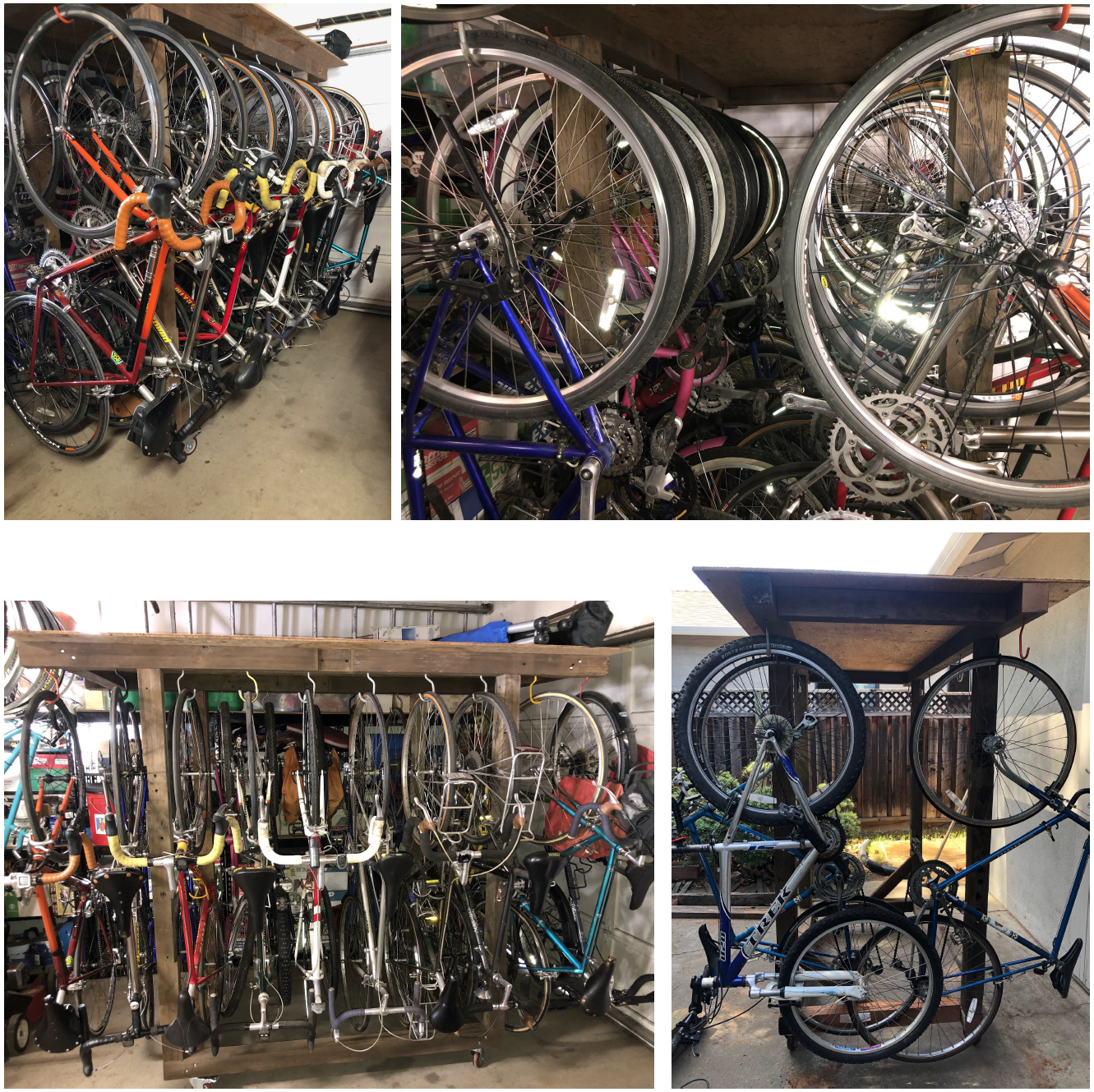 An Inexpensive Free Standing Bicycle Rack 6 Steps (with Pictures