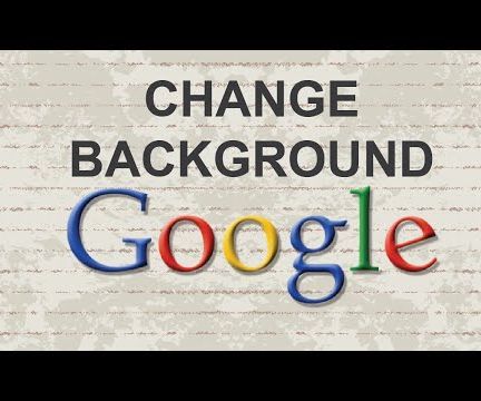 Change Google background
