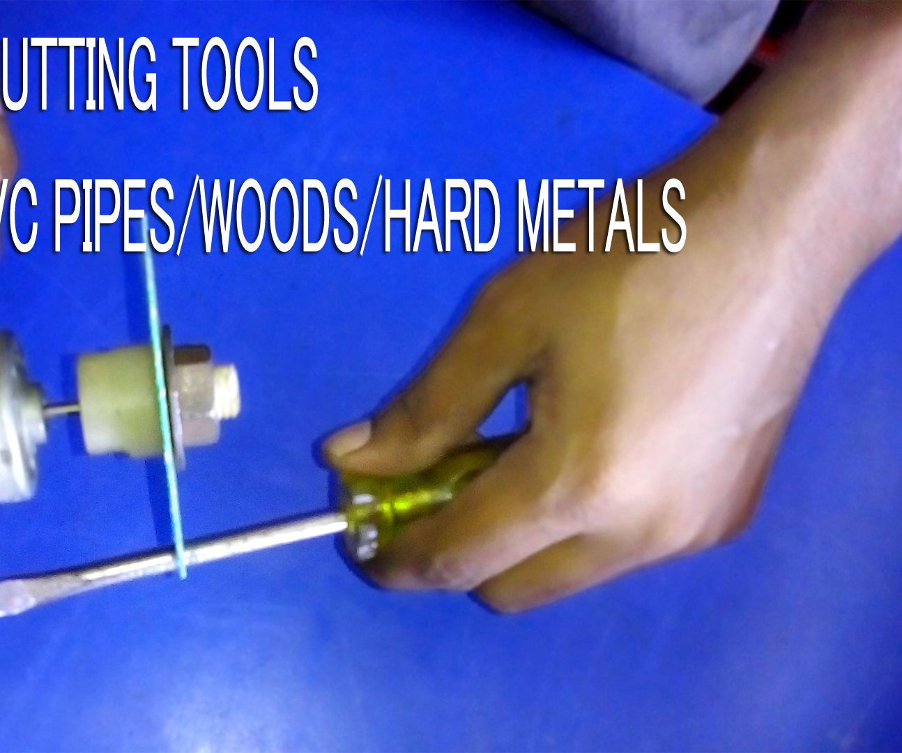 How to make original powerful DIY Homemade DREMEL Rotary tool cutting metal pvc pipes nails woods