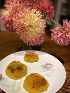 Pumpkin Pancake With Red Bean!