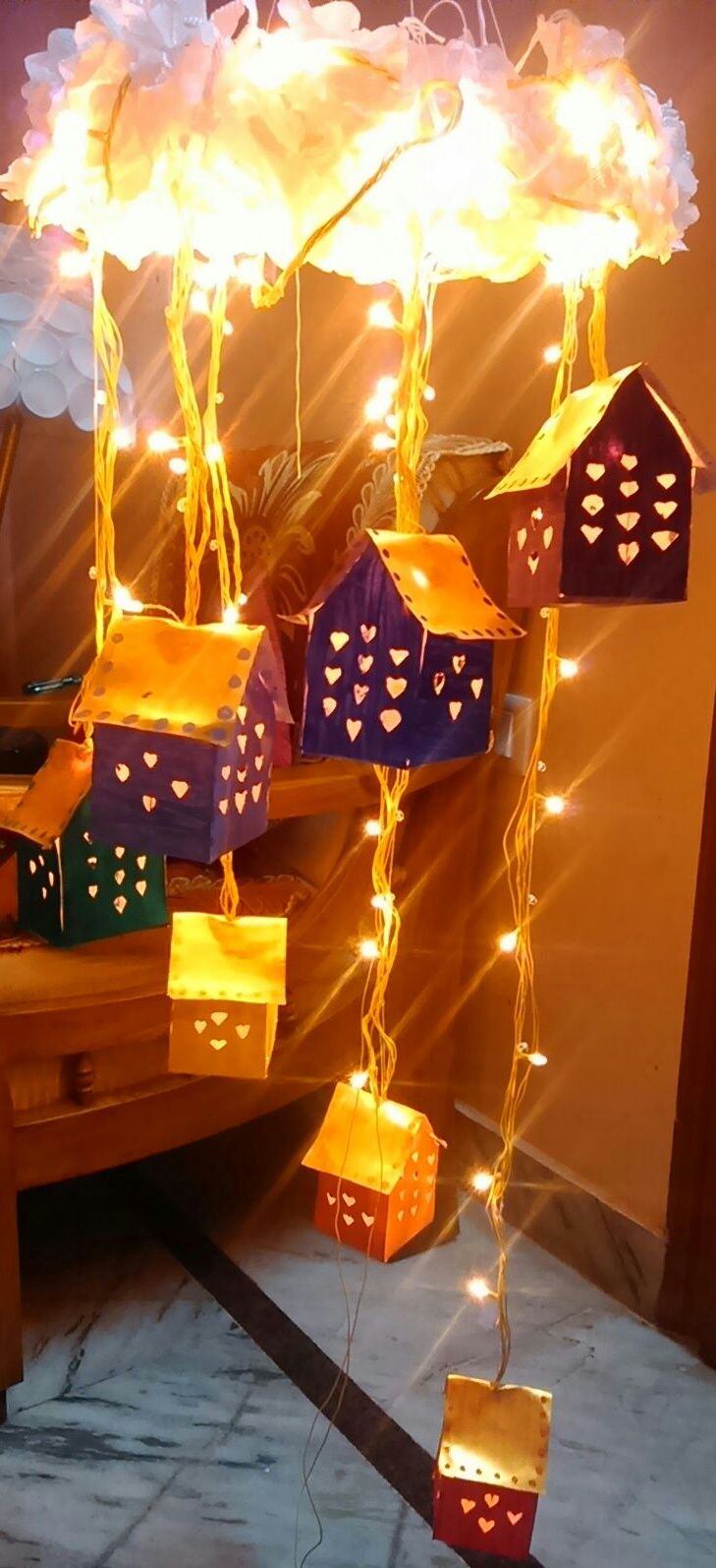 tiny cute house windshime... 