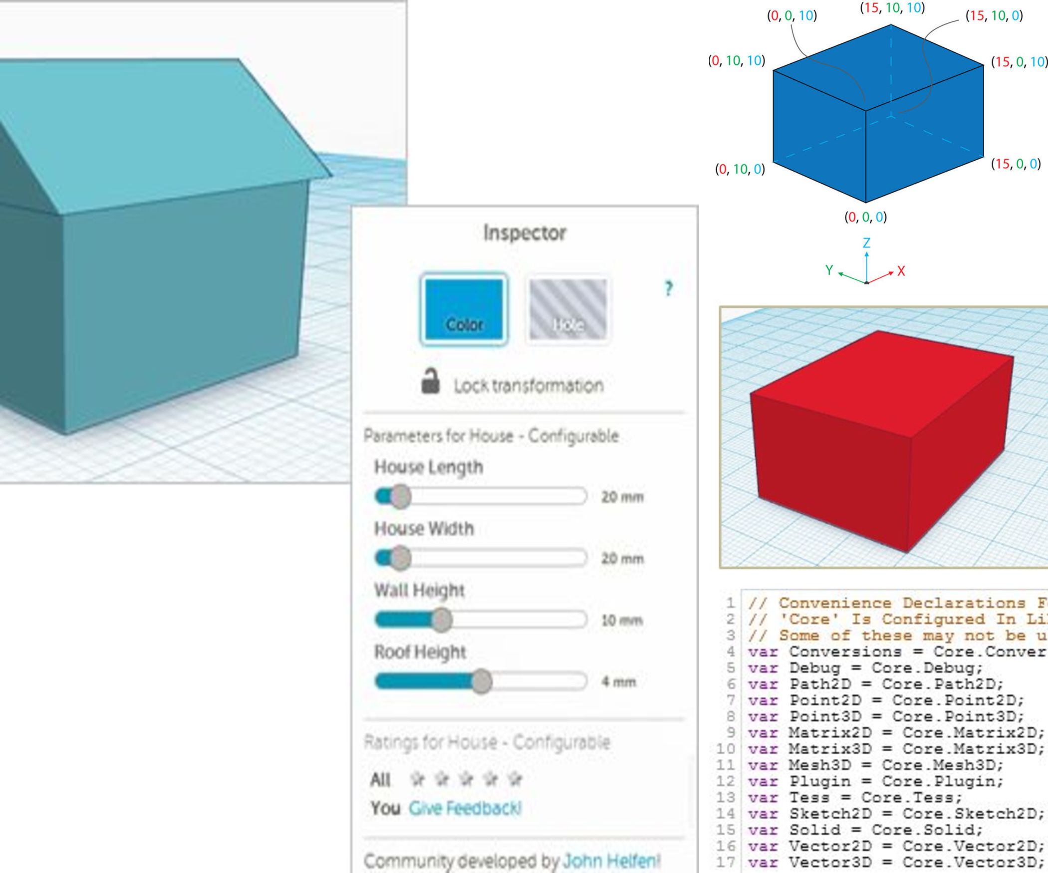 	 Tinkercoding a House With Shape Generators