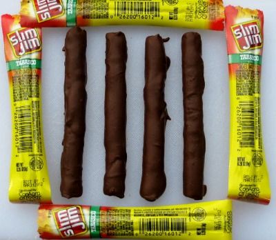 XXtra Spicy Chocolate Covered Slim Jim's : 5 Steps (with Pictures