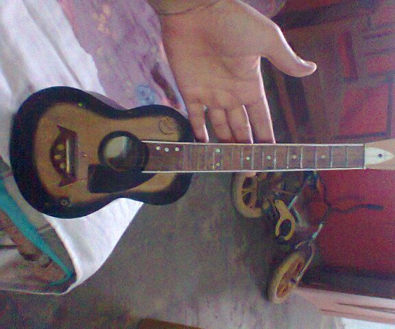 childs mini guitar