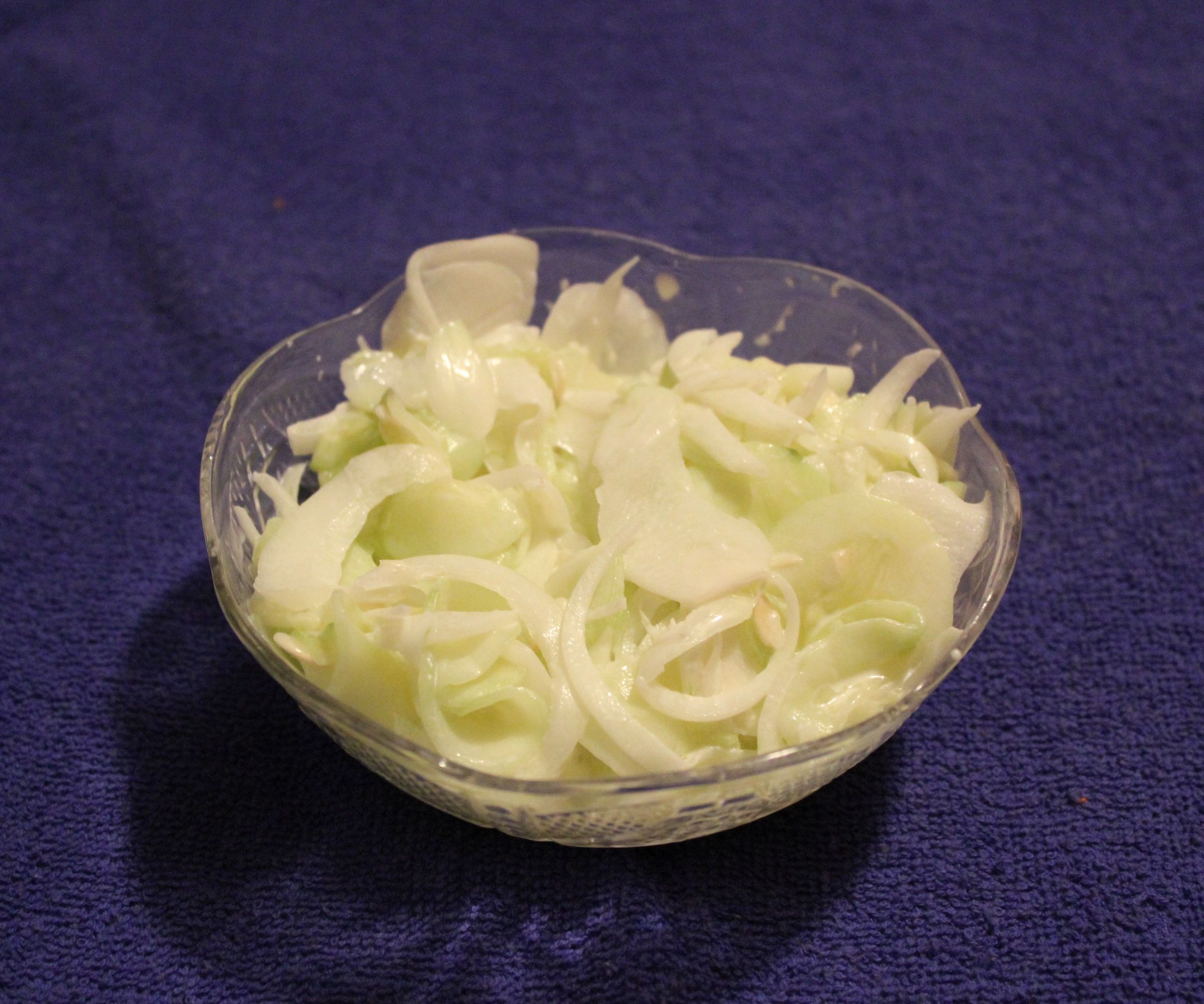Cucumber Onion Salad