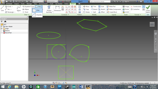 Basic Inventor Shapes Autodesk Inventor Tutorial : 24 Steps - Instructables