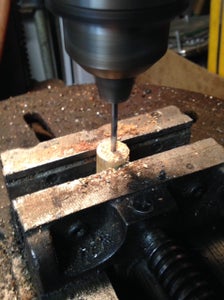Cut Dowel Standoffs and Drill