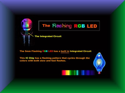 The FLASHING RGB LED