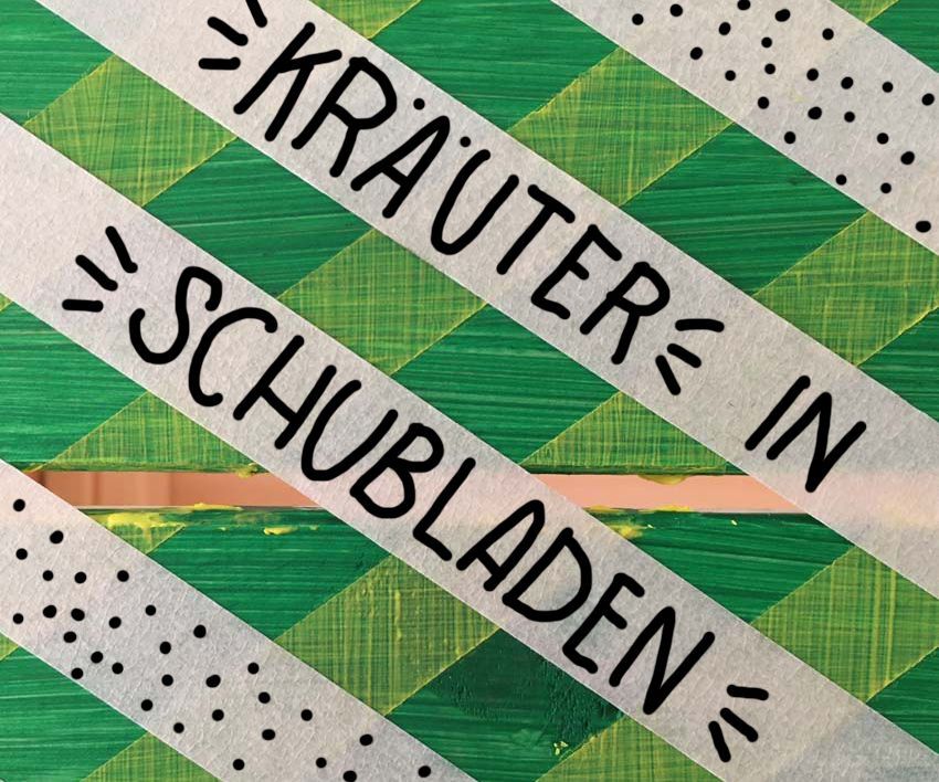 Kräuter in Schubladen