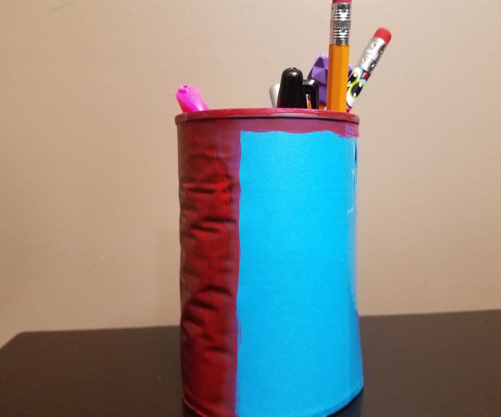Homemade Pencil Holder 5 Steps Instructables