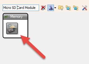 In Visuino Add Components