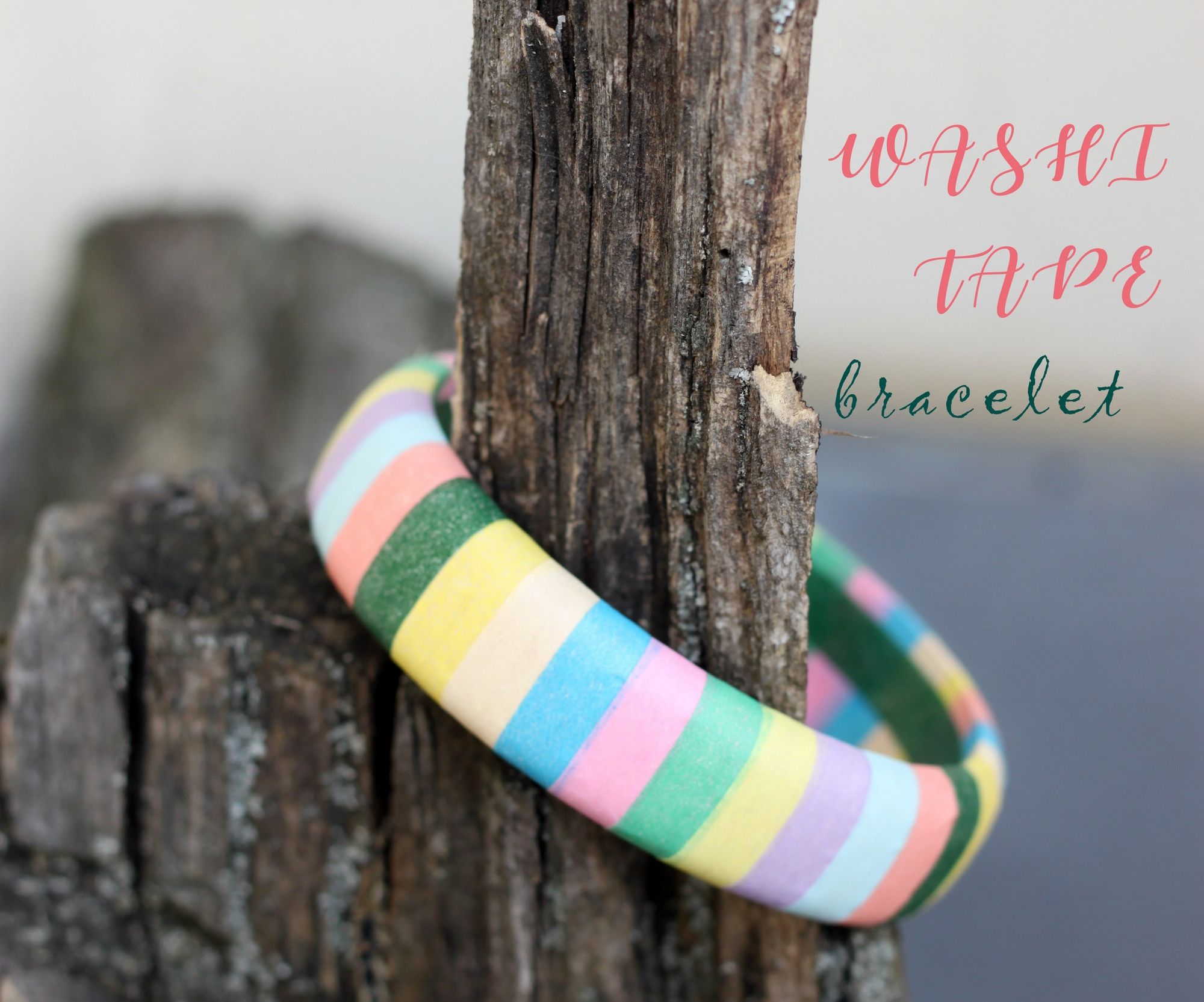 Washi Tape Bracelet