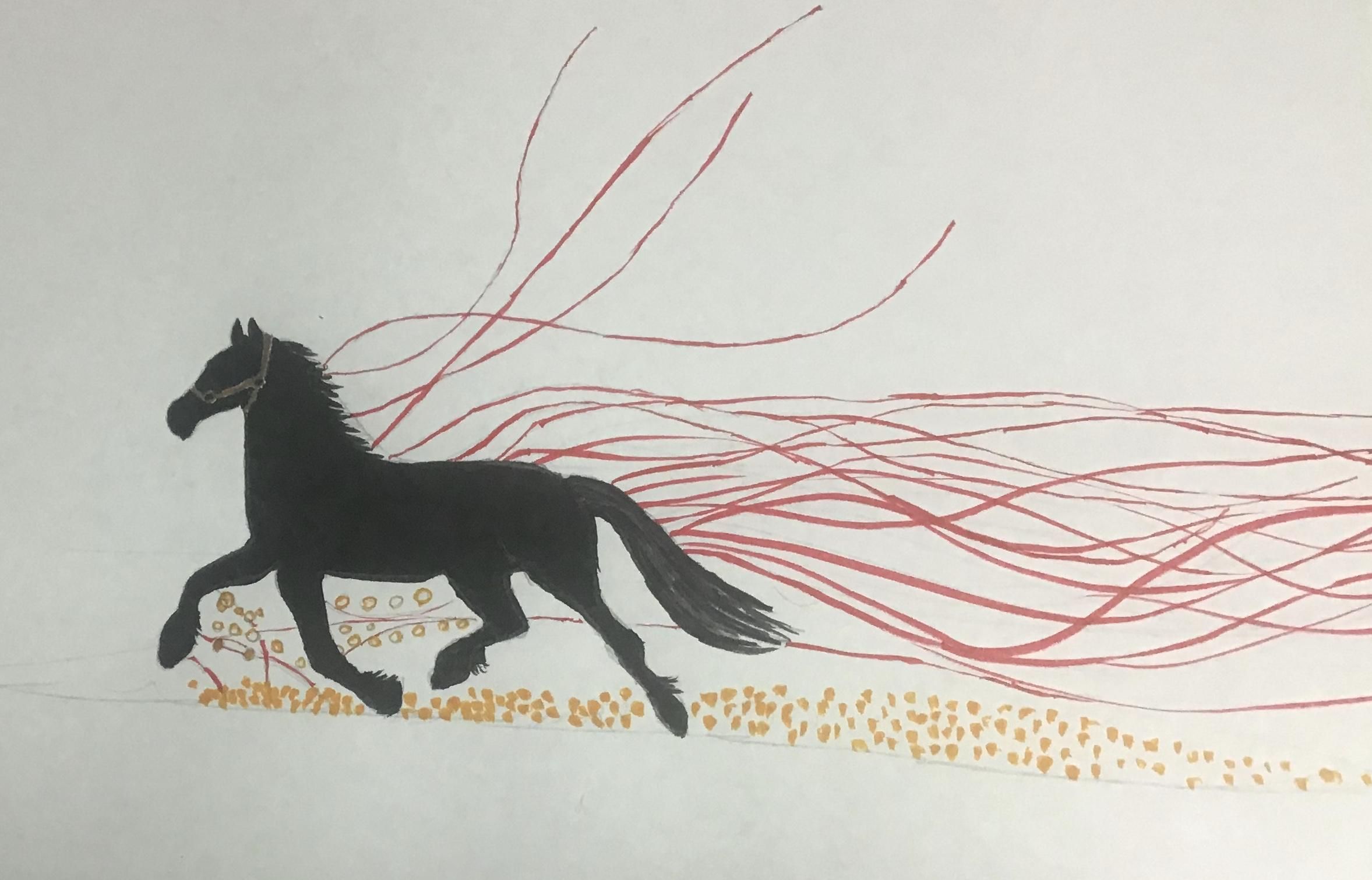 How to Draw a Horse Silhouette (in Color) : 3 Steps - Instructables