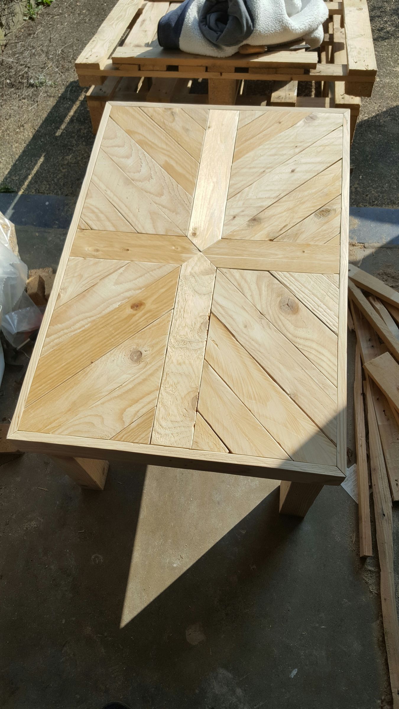 Easy Pallet Coffee Table 6 Steps (with Pictures) Instructables