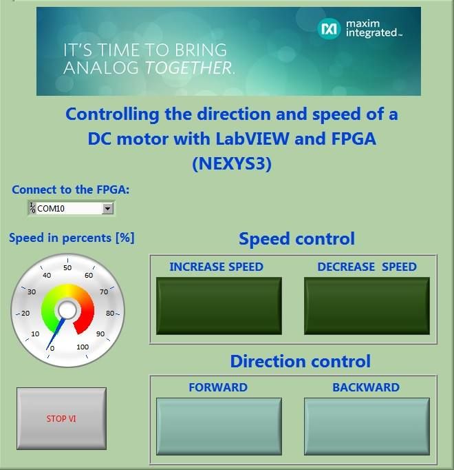 Dc Motor Using Labview Controlling the Direction and Speed of a DC Motor With LabVIEW and FPGA ...