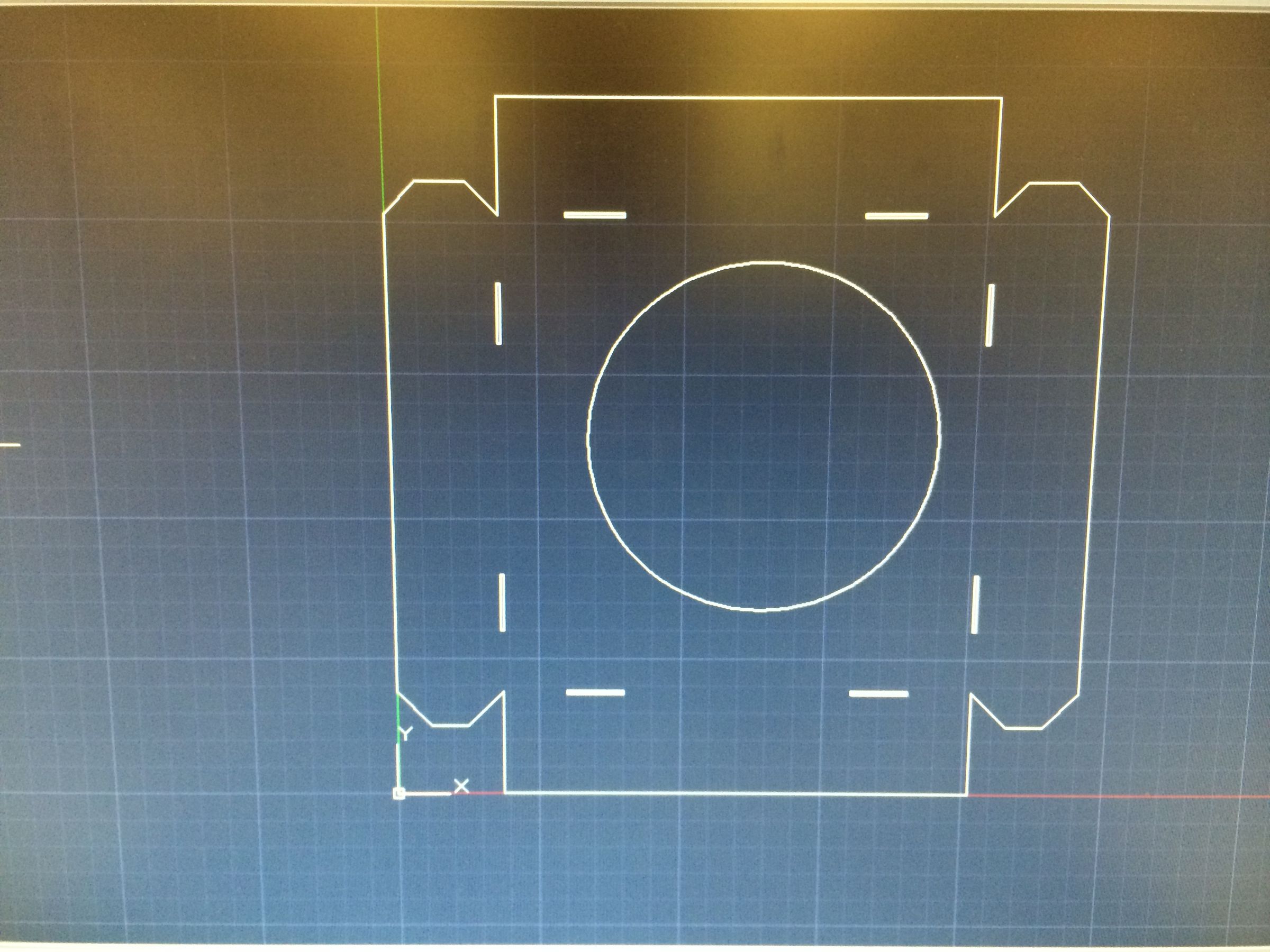 Laser Cut a Template for a Sheetmetal Box (flat Pattern)