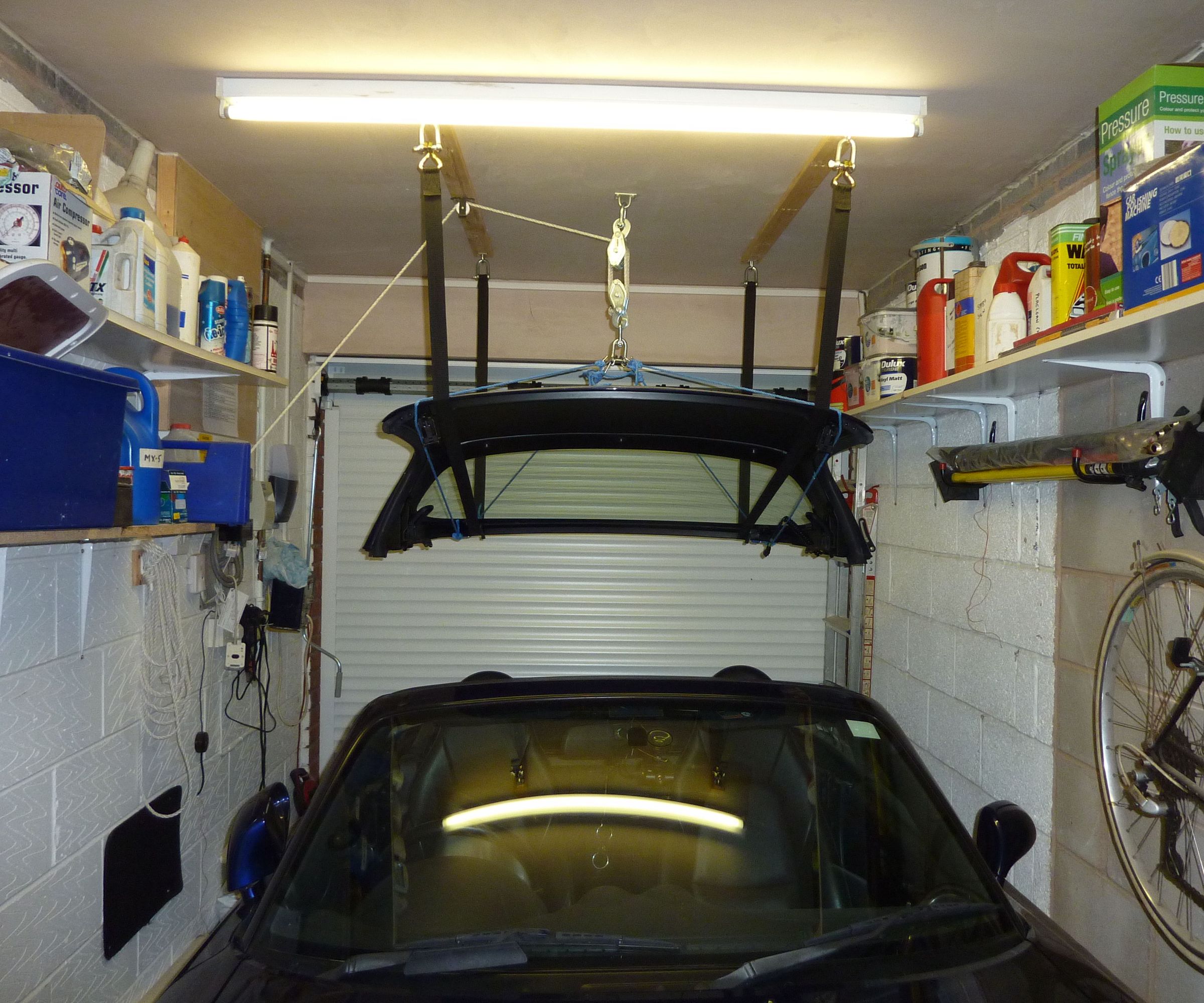 Mazda MX-5 (Miata) Hardtop Hoist & Storage