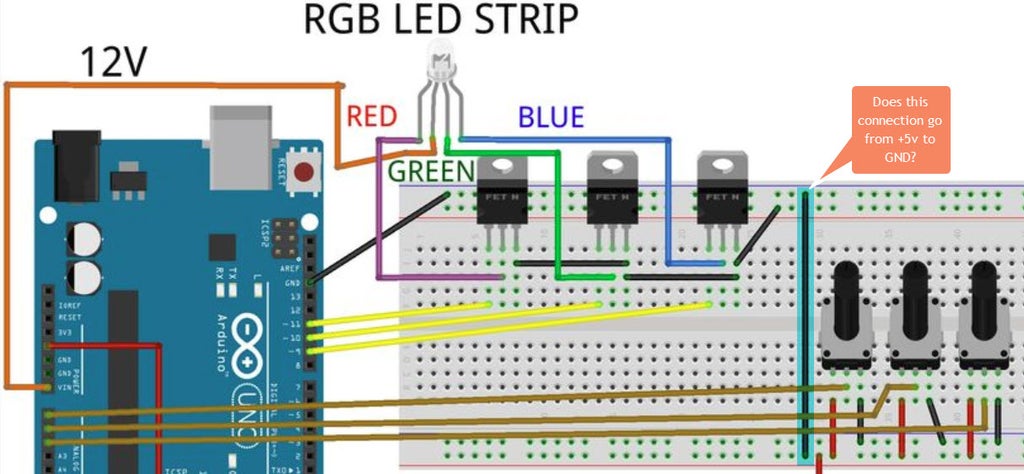 Controlling RGB Led Strip With Arduino : 4 Steps - Instructables