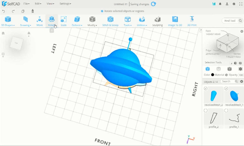 Convert Profiles Into 3D Solid
