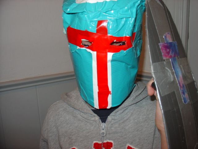 Duct Tape Templar Helmet