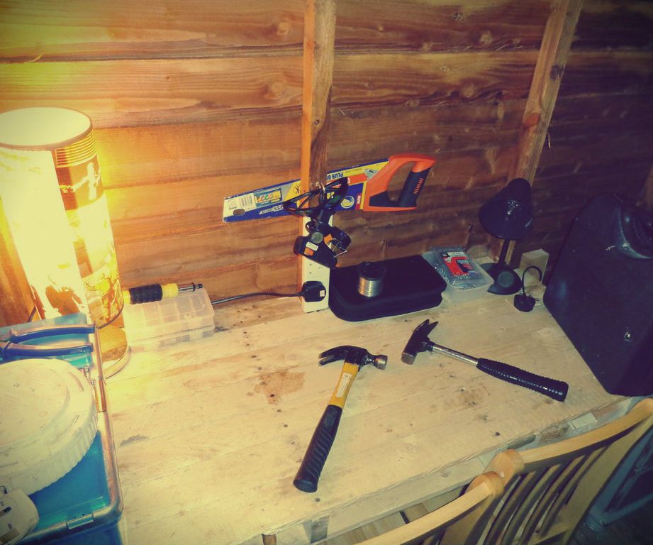 Workbench from a pallet