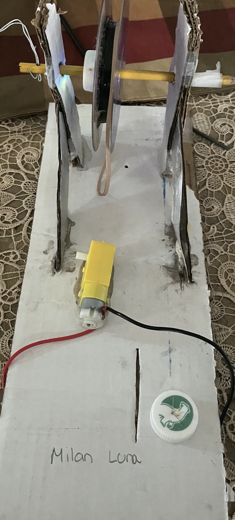 Step 4 (connect the Motor and LED)