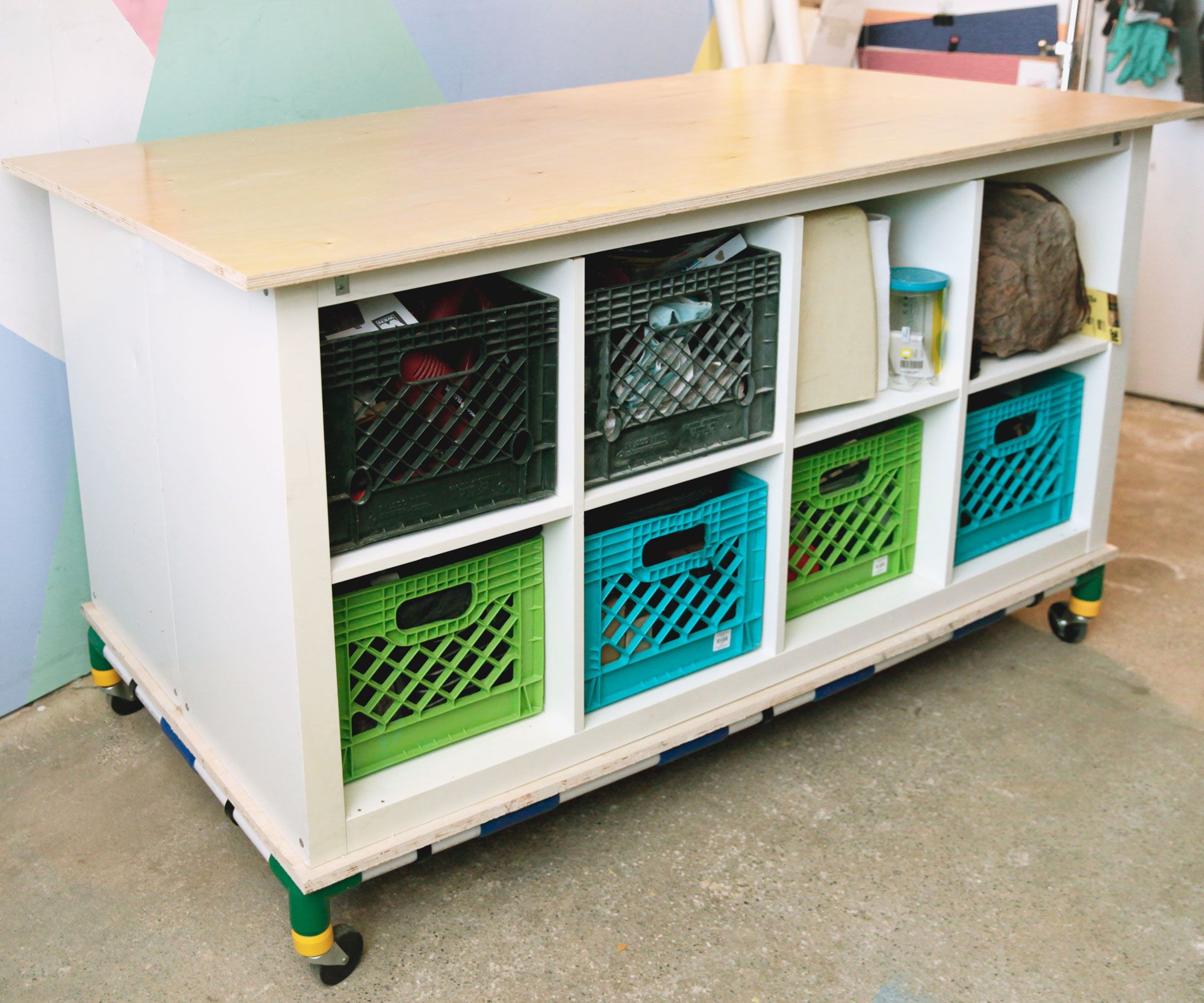 IKEA KALLAX and PVC Workbench : 8 Steps (with Pictures) - Instructables