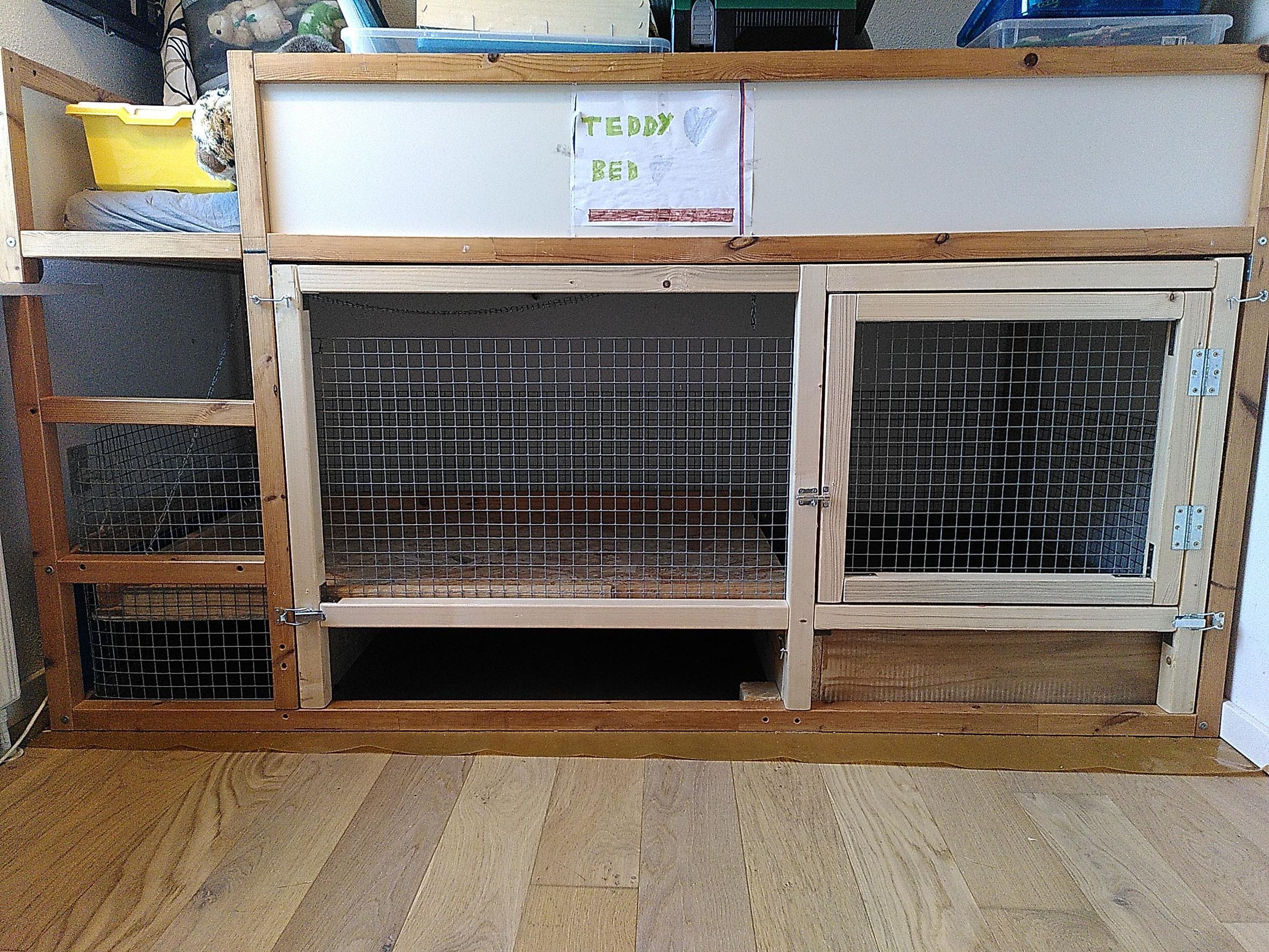 IKEA Kura Children's Bed Guinea Pig Cage 5 Steps (with Pictures