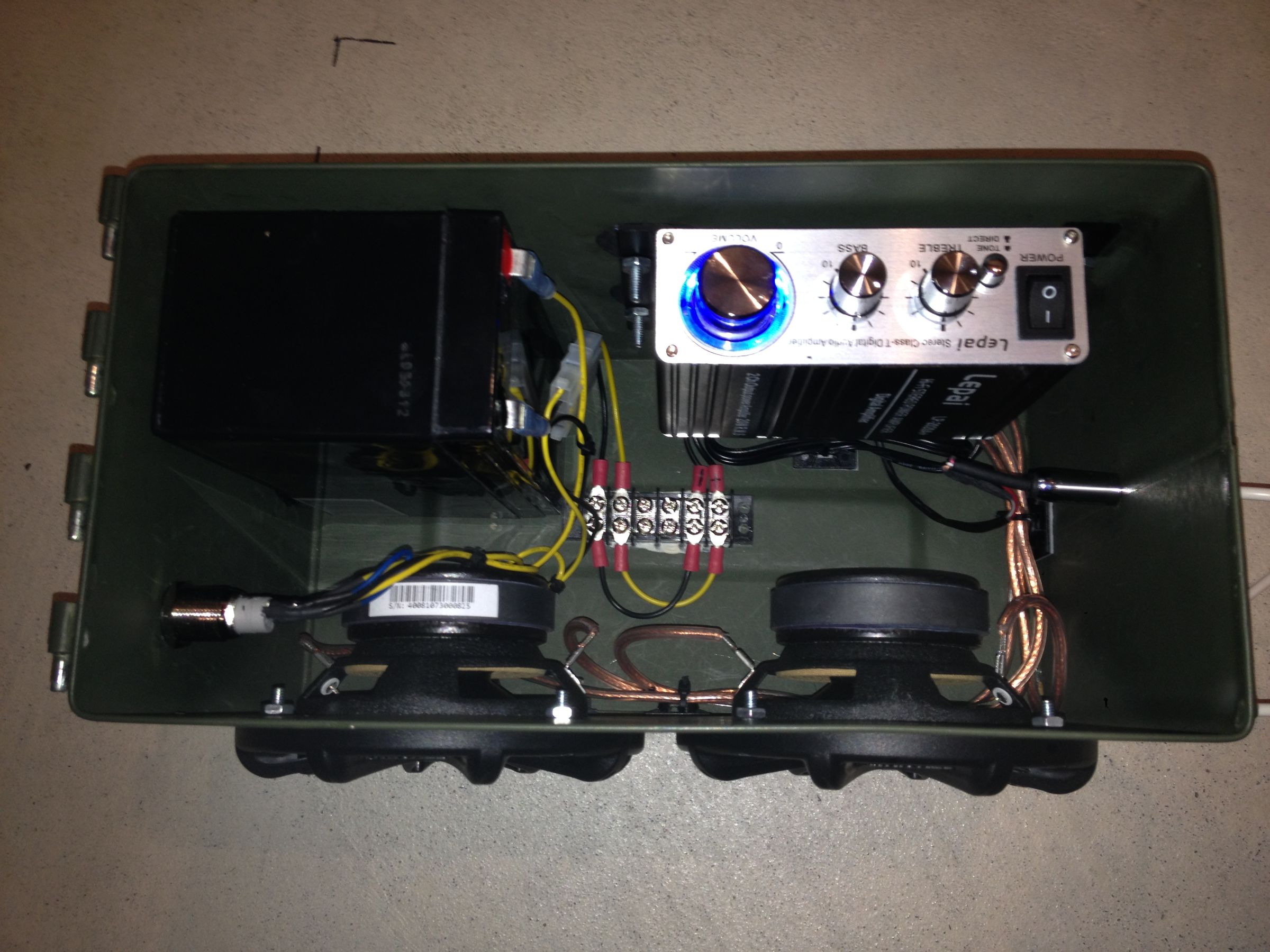 Ammo Can Boombox 8 Steps (with Pictures) Instructables
