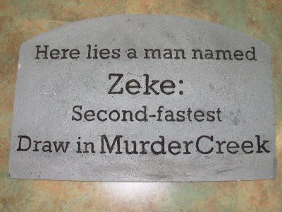 Tombstone Making