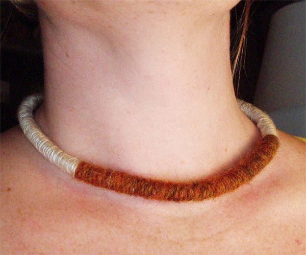 How to make a stylish necklace using everyday items