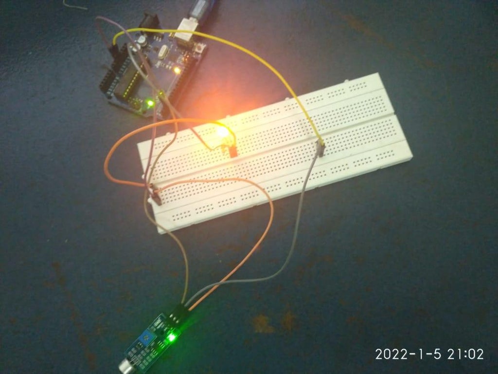 Arduino - Sound Sensor (with LED) : 5 Steps (with Pictures) - Instructables