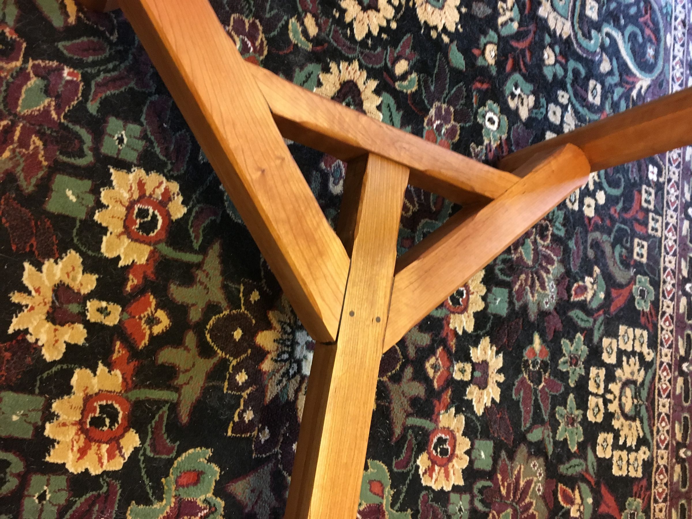 Live Edge Black Walnut and Cherry Hayrake Dining Room Table : 11 Steps ...