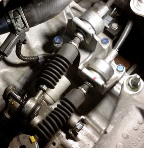 Disconnect the Shifter, Sensors, and Harness From Transmission