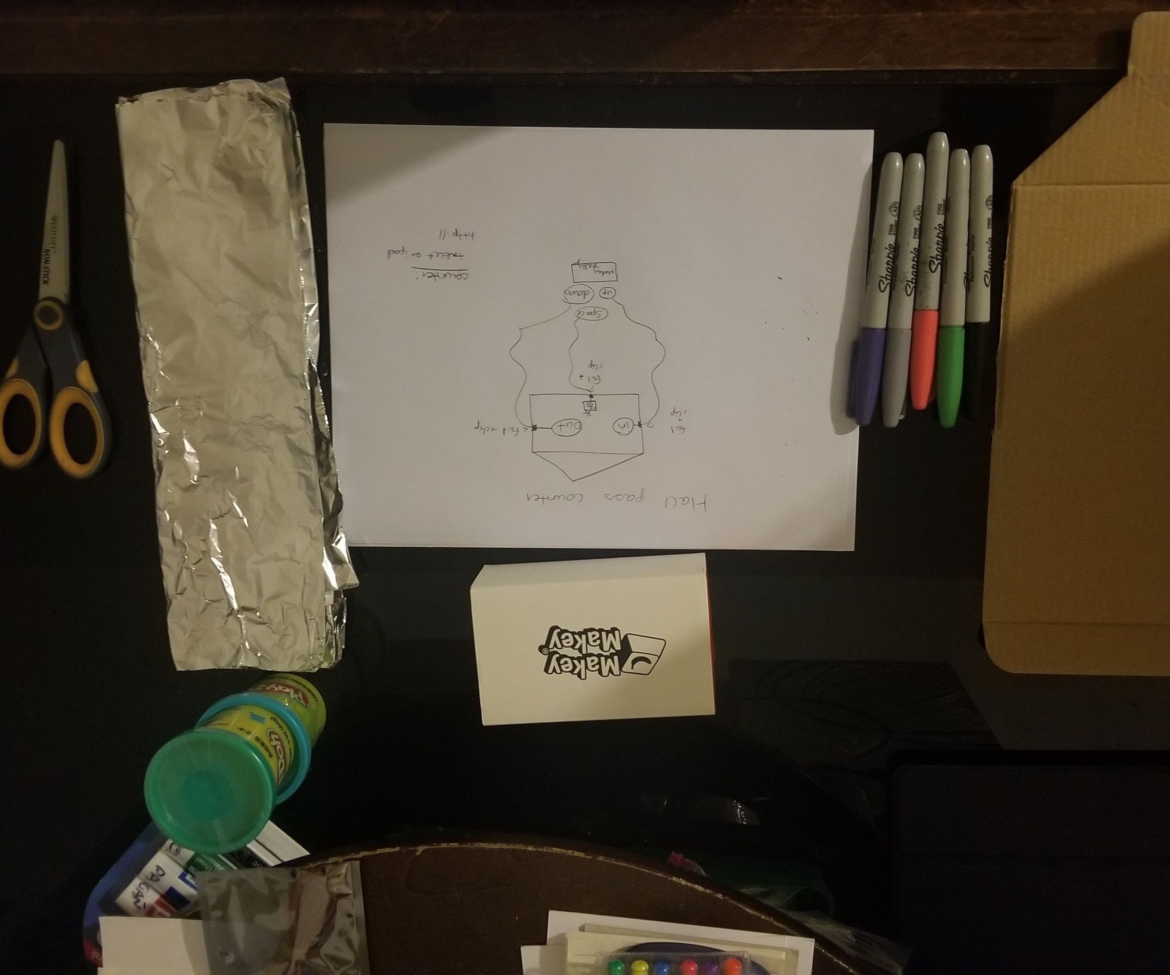 Hall Pass Digital Counter