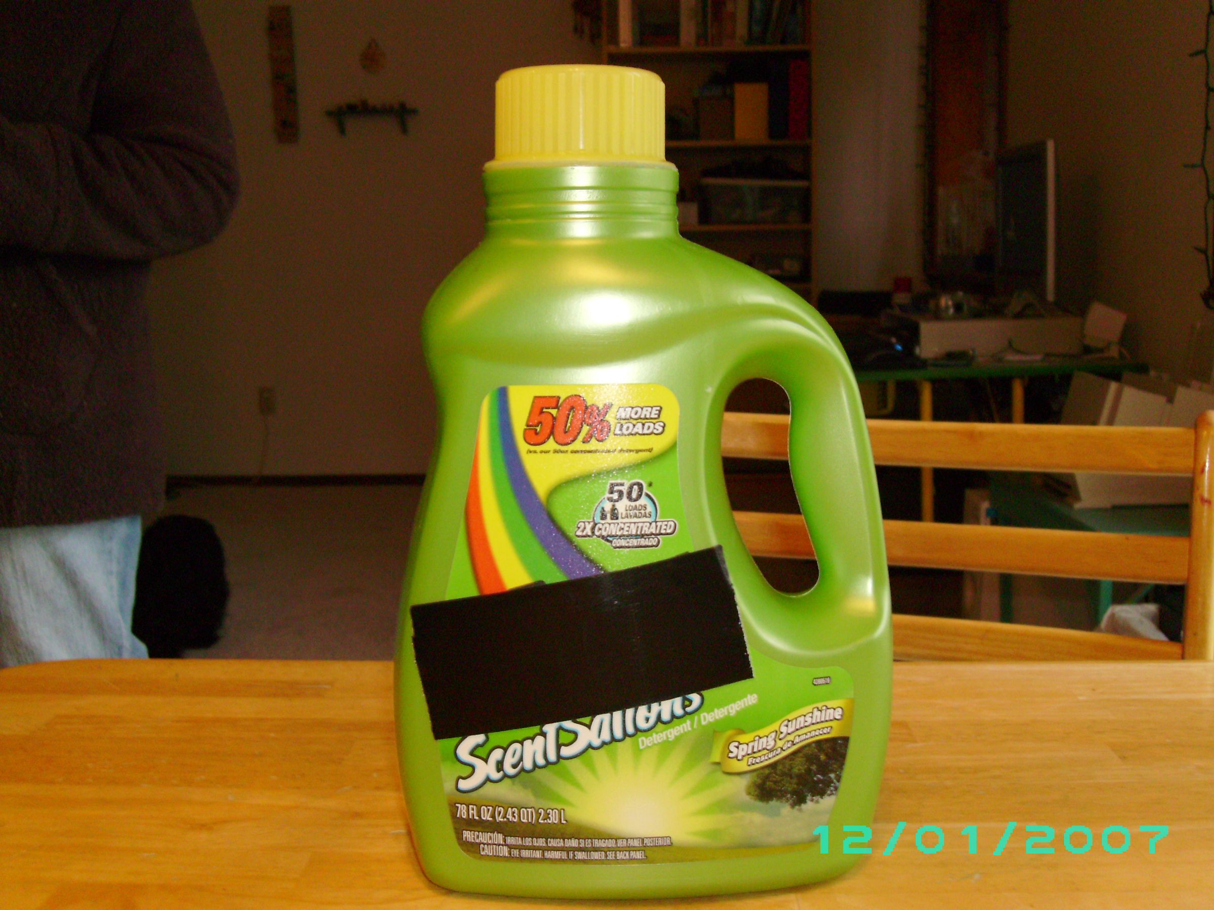 Get That Last Load From a Bottle of Detergent!