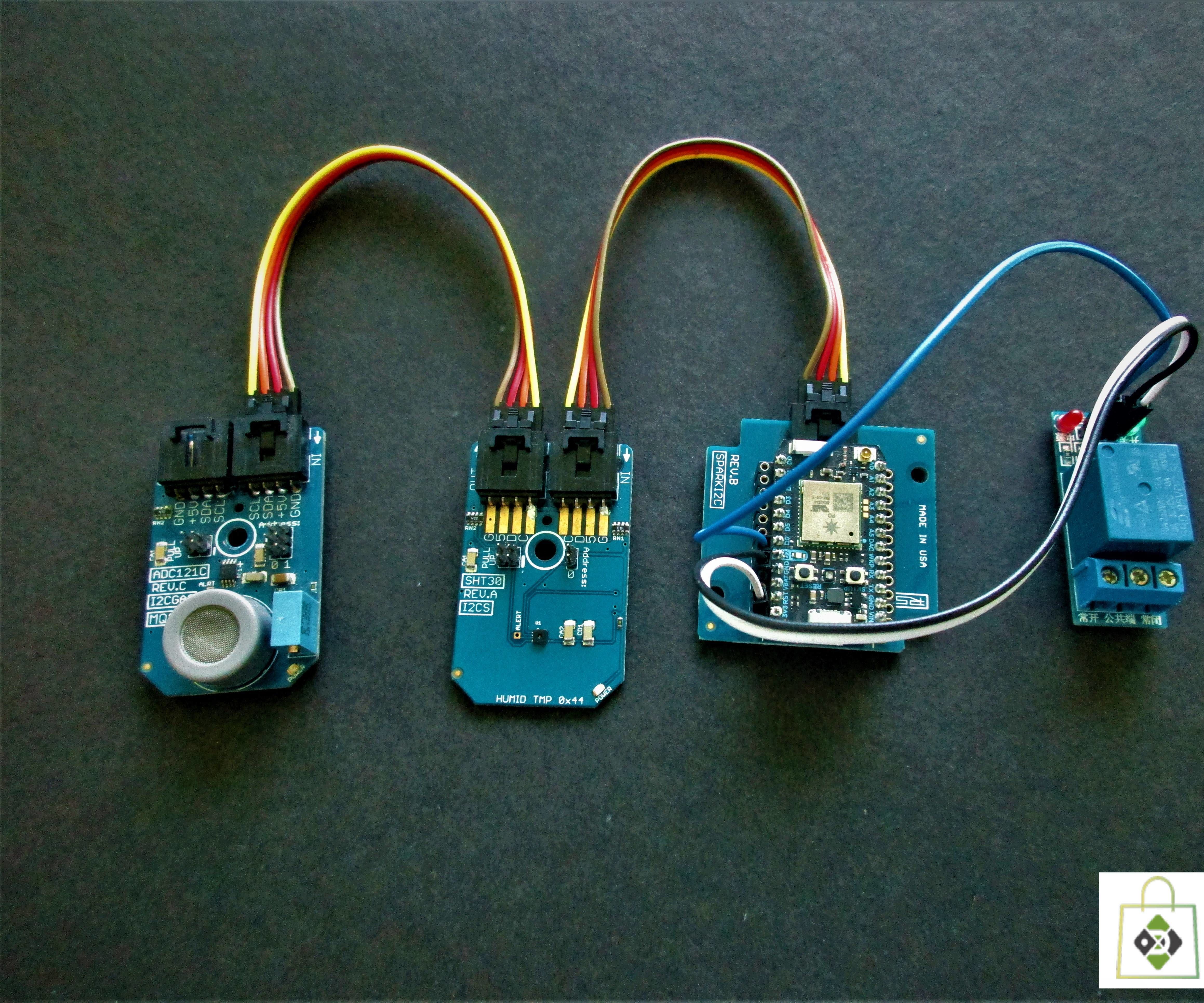 Fire and Carbon Monoxide(CO) Alert System Using Ubidots and Particle