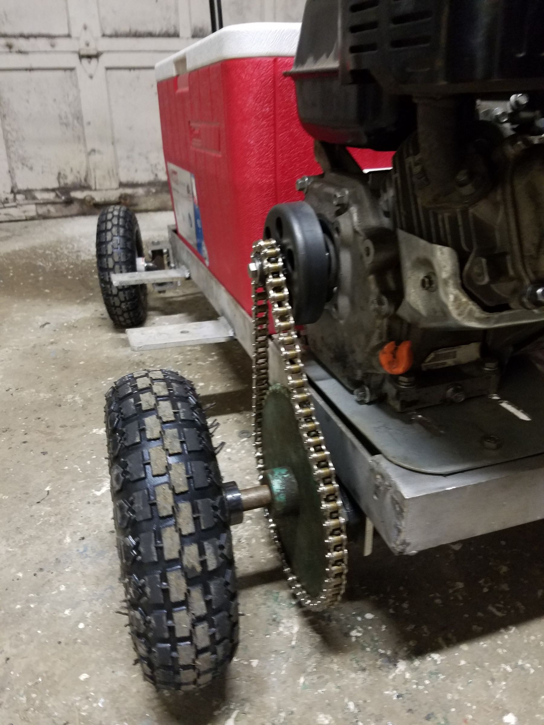 DIY Gas Powered Cooler Kart 9 Steps Instructables