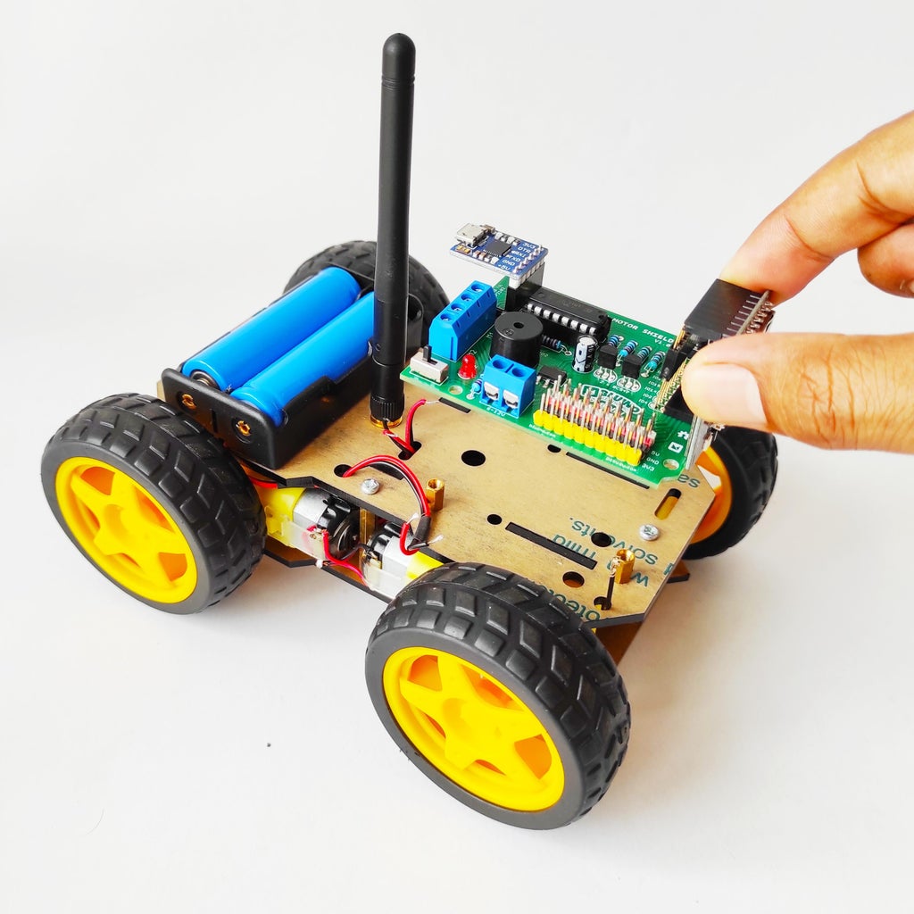 DIY ESP32 Camera Motor Shield - Wifi Camera Robot Car : 13 Steps (with ...