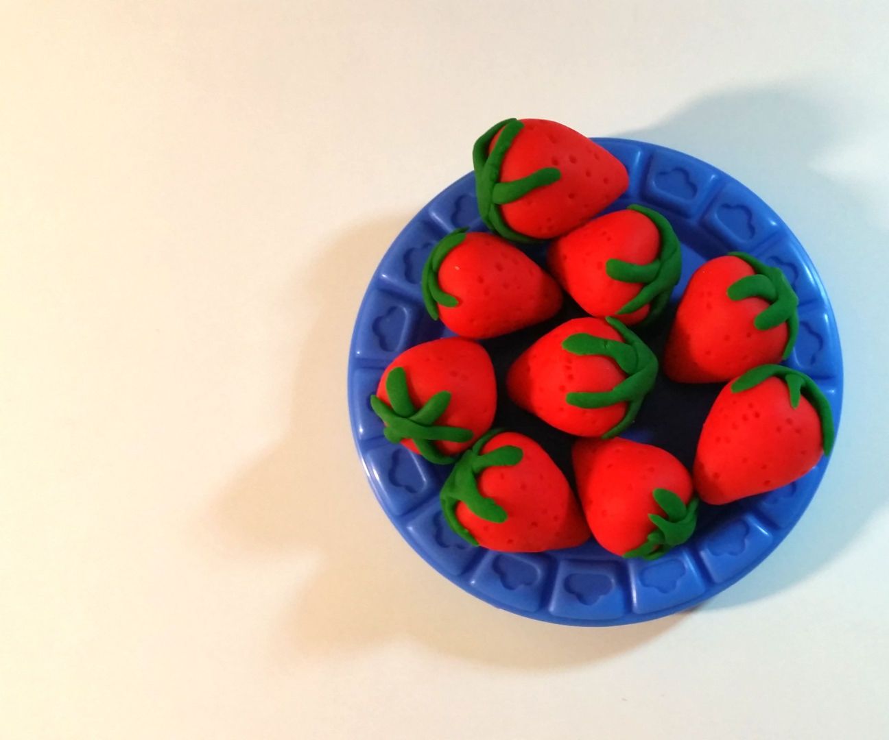 Play Doh Strawberries - How to Make Strawberry With Playdough