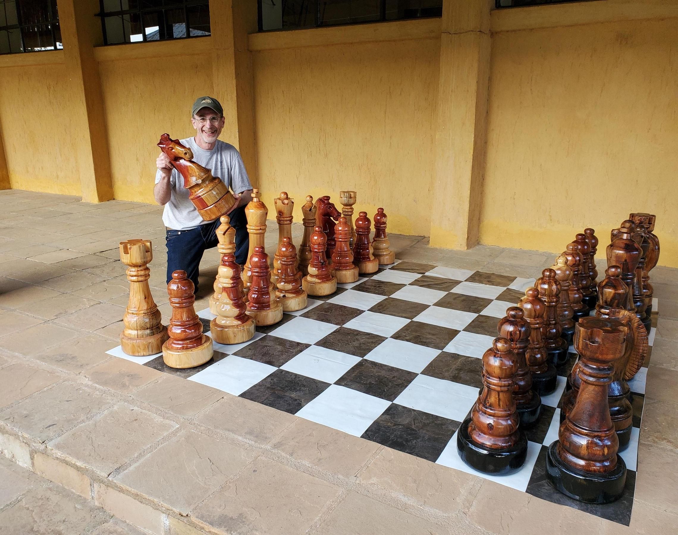 Build a Giant Wood Chess Set With Your CNC Machine's New Rotary Axis